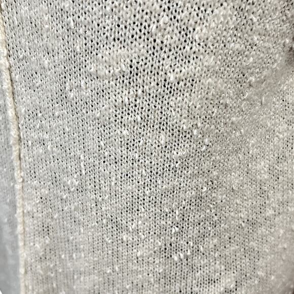 Lucky Brand Delicate Open-Knit Chunky Textured Popover Sweater Cream Size Medium - Picture 9 of 15